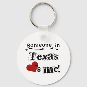 Chaveiro Alguém em Texas ama-me