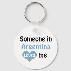 Chaveiro Alguém na Argentina me ama