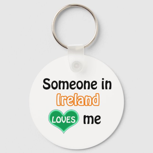 Chaveiro Alguém na Irlanda me ama (Frente)