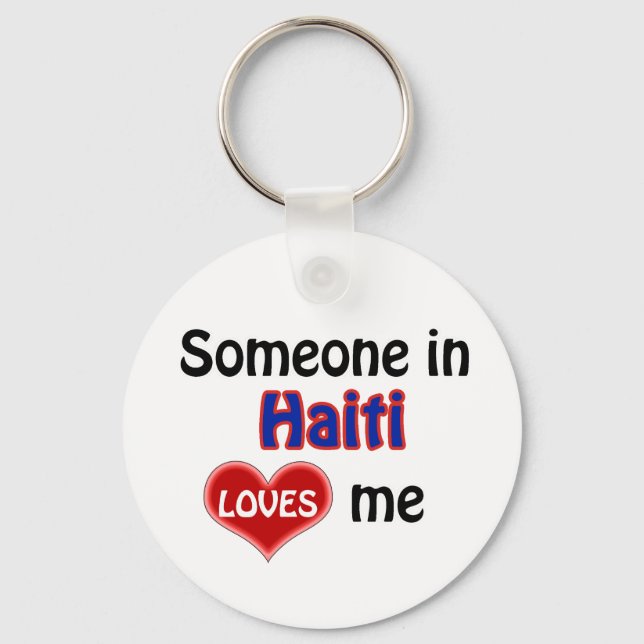 Chaveiro Alguém no Haiti me ama (Frente)