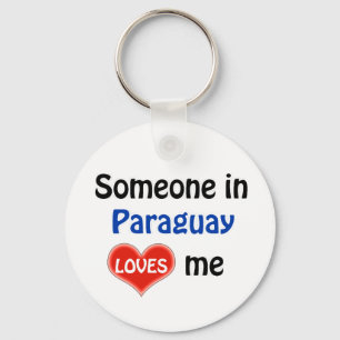 Chaveiro Alguém no Paraguai me ama