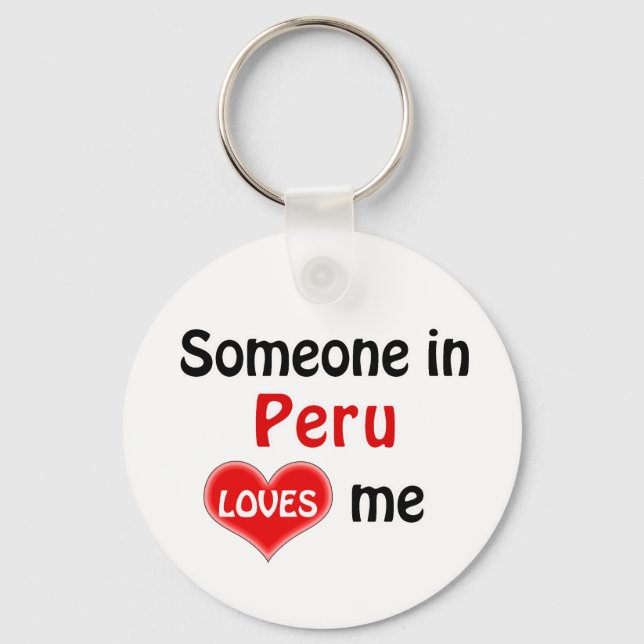 Chaveiro Alguém no Peru me ama (Frente)