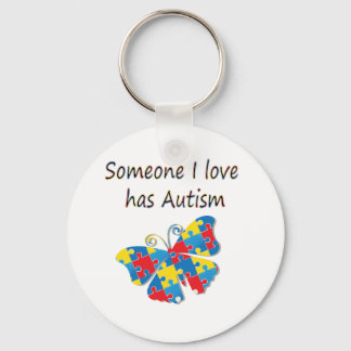 Chaveiro Alguém que amo tem autismo (multi)