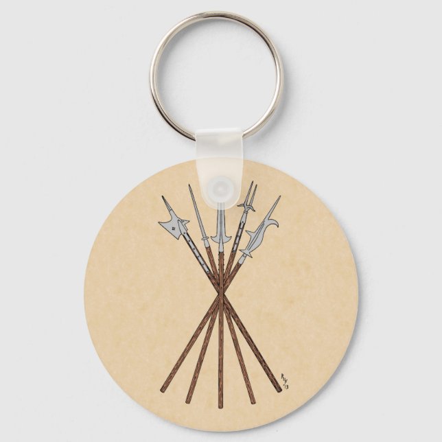 Chaveiro Alguns Poléreis do Século 16 (Frente)