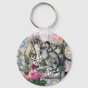 Chaveiro Alice Classic Wonderland Dodô Arte Tenniel