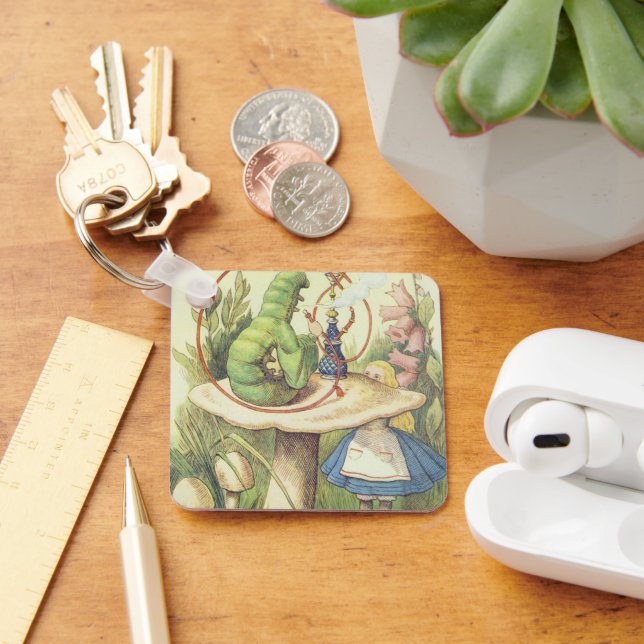 Chaveiro Alice encontra a lagarta (Mesa)