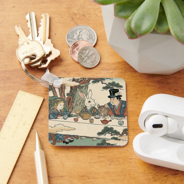 Chaveiro Alice Lost in Japan | Ukiyo-e Mad Tea Party (Mesa)