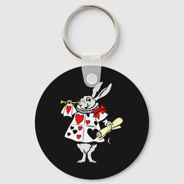 Chaveiro Alice No Coelho Da Páscoa No País Das Maravilhas J (Frente)