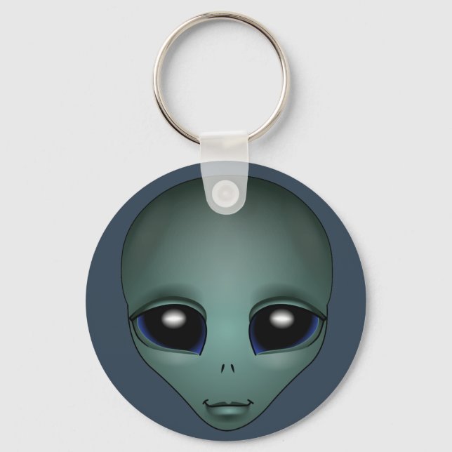 Chaveiro Alienígena Art Key Chain Gifes e Decores Extraterr (Frente)