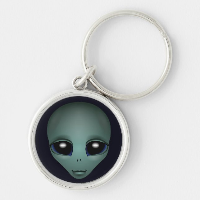 Chaveiro Alienígena Art Key Chain Gifes e Decores Extraterr (Frente)