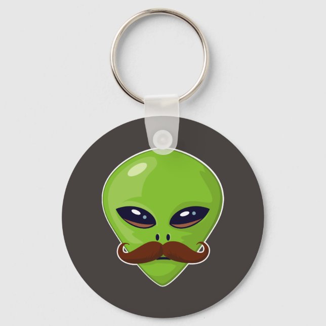 Chaveiro Alienígena bigode (Frente)