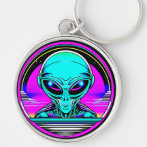 Alienígena Extraterrestre Voando um OVNI