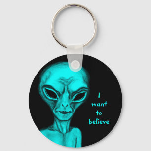 Chaveiro Alienígena, quero acreditar