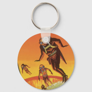 Chaveiro Aliens de ficção científica, Sci Fi em vulcão