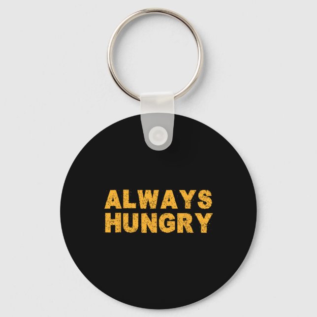 Chaveiro Alimentação Sempre com Fome Bodybuilding Proteína  (Frente)