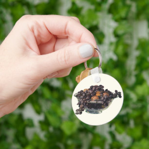 Chaveiro Alimentos Antigos, Nozes e Amendoins, Frutas e Noz