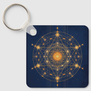 Chaveiro Alinhamento Estelar: A Geometria da Luz Interior