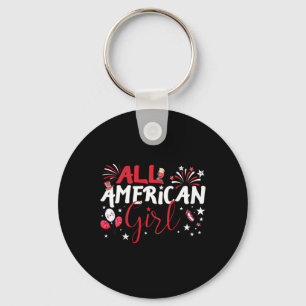 Chaveiro All American Girl For Independence Day Girls Patri