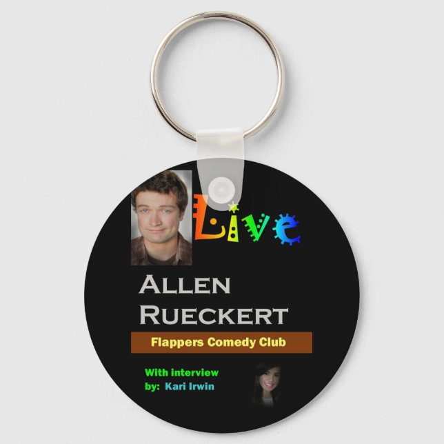 Chaveiro Allen Rueckert LIVE (Frente)