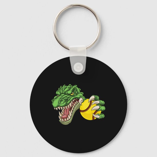 Chaveiro Alligator Crocodile Dinosaur Softll Character  (Frente)