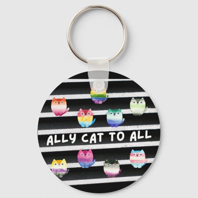 Chaveiro Ally Cat Para Todos (Frente)