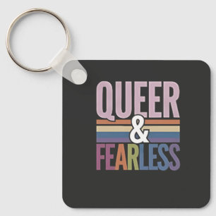 Chaveiro Ally do Mês do Orgulho LGBT Sem Preto e Queer