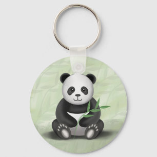 Chaveiro Almofada a panda - corrente chave