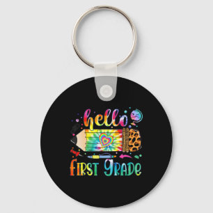 Chaveiro Alô, 1rua De Lápis-Leopardo, Tie-Dye Diversão De V