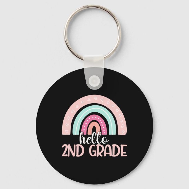 Chaveiro Alô, 2º ano de volta à escola, professor de segund (Frente)