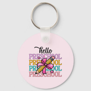 Chaveiro Alô, Pêncil de Professores Coloridos da Pré-escola