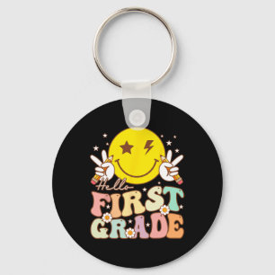 Chaveiro Alô Primeiro Grau Hippie Smile Face 1rua Grade Bac