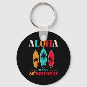 Chaveiro Aloha 68º Aniversário Havaí Praia Tropical Surfe