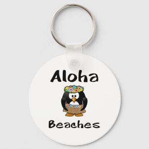 Chaveiro Aloha Beaches Camisetas engraçadas de dança do Pin
