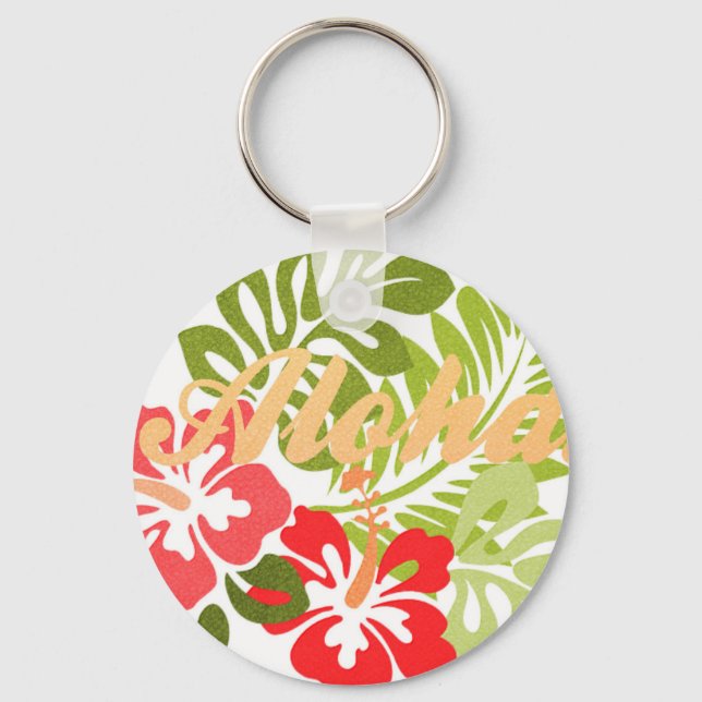 Chaveiro Aloha Hibiscus (Frente)