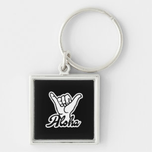 Chaveiro Aloha Shaka Hand, sinal de Hang Loose
