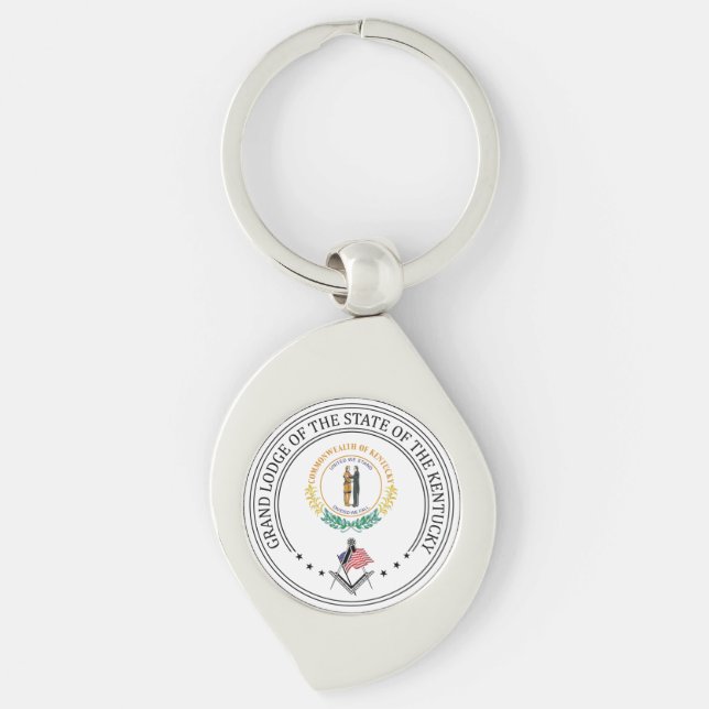 Chaveiro Alojamento de Freemasonry do Estado de Kentucky (Frente)