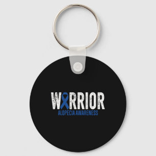 Chaveiro Alopecia Areata Suporta Guerreiro Alopecia Areata 