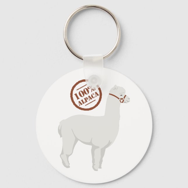Chaveiro Alpaca 100% (Frente)
