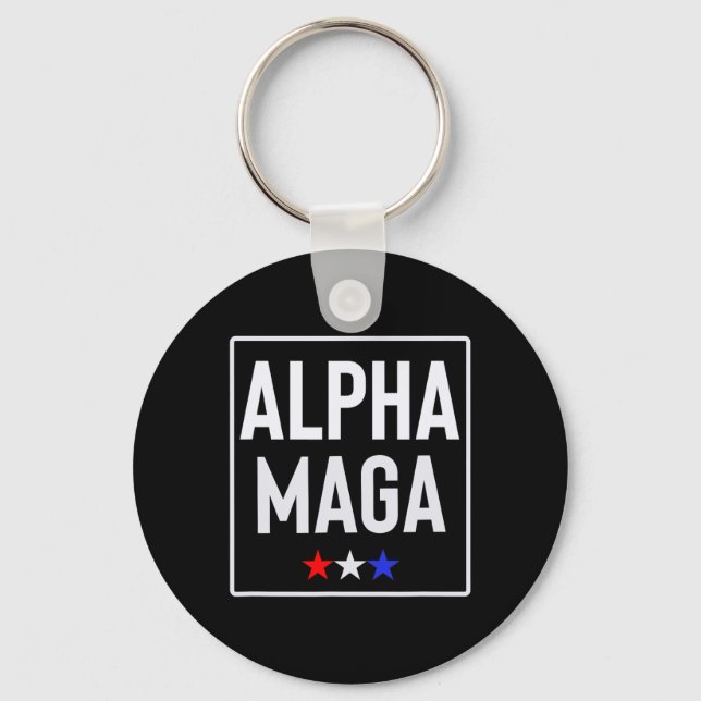 Chaveiro Alpha Mega Trump 2024 Design (Frente)