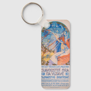 Chaveiro Alphonse Mucha para o Festival de Sokol (1926)
