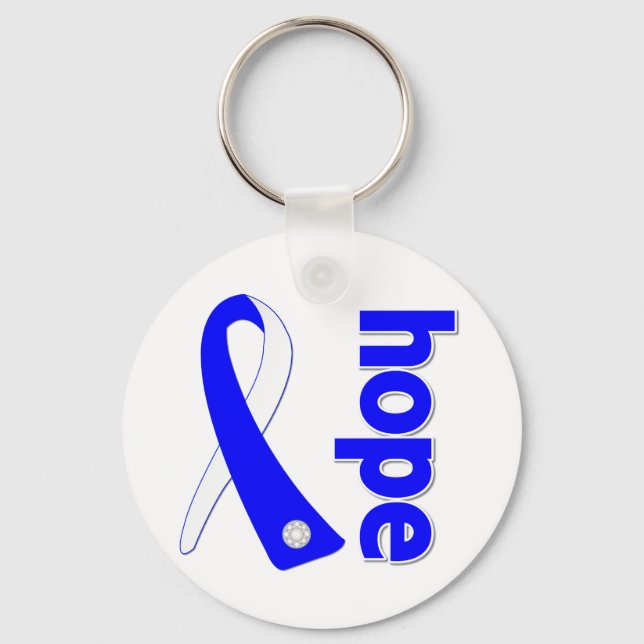 Chaveiro ALS Lou Gehrig's Disease HOPE Ribbon (Frente)