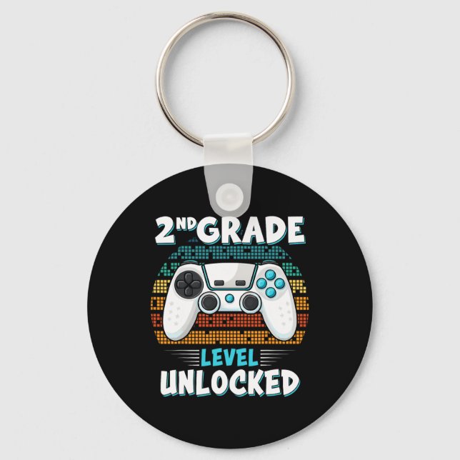 Chaveiro Aluno da 2ª Série Volta às Aulas Gamer 2º Ano Para (Frente)