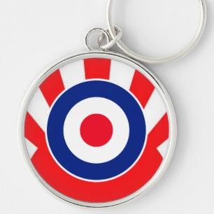 Chaveiro Alvo Roundel da modificação no Sunburst