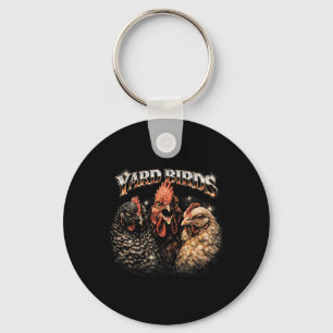 Chaveiro Amante de frango de quintal do anos 80 Heavy-metal