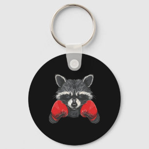 Chaveiro Amante de Guaxinim de Boxe Luvas de Boxe Kickboxin
