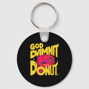Chaveiro Amante de livro engraçado Donut para homem mulher 