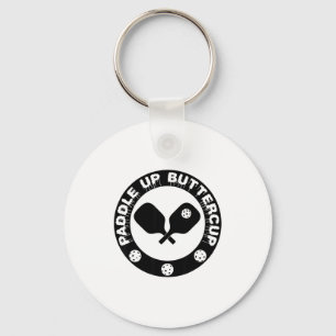 Chaveiro Amante de pickle ball engraçado remo acima butterc