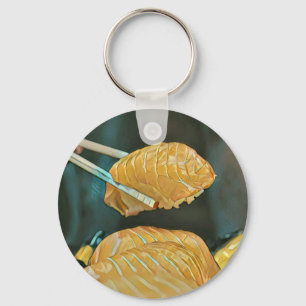 Chaveiro Amante de sushi da comida asiática