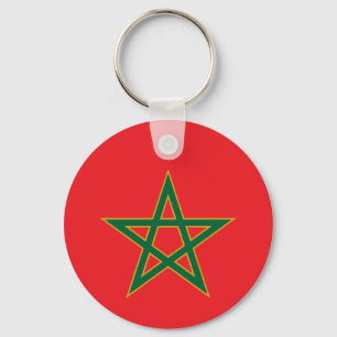 Chaveiro Amante do Futebol Soccer Bandeira de Marrocos Marr