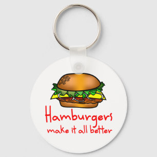 Chaveiro Amante do Hamburger